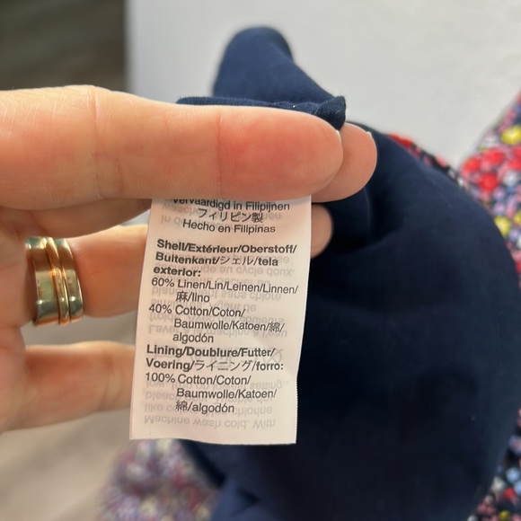 Euc J.Crew floral midi ruffle hem strap dress 10 - Picture 7 of 7